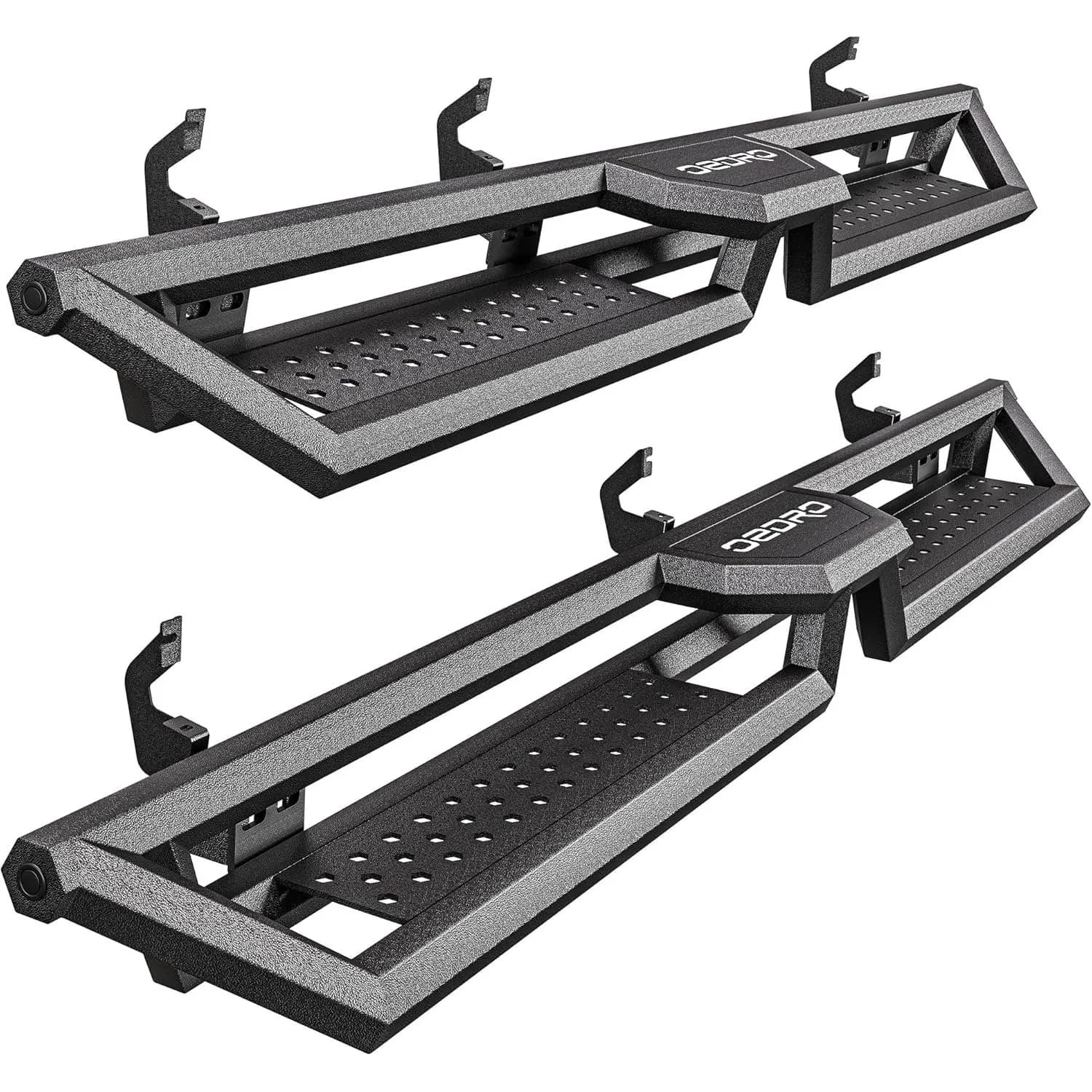 OEDRO 6.8" Two Stairs Running Boards Fits to 2019-2026 Chevy Silverado/GMC Sierra 1500 Crew Cab, 2020-2026 Silverado/Sierra 2500HD 3500HD Crew Cab