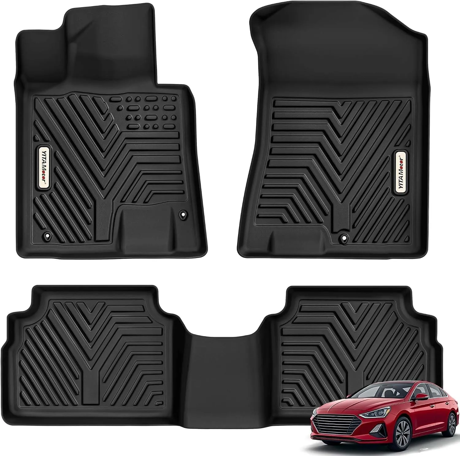 YITAMOTOR Floor Mats for 2020-2026 Hyundai Sonata & 2021-2026 Kia K5