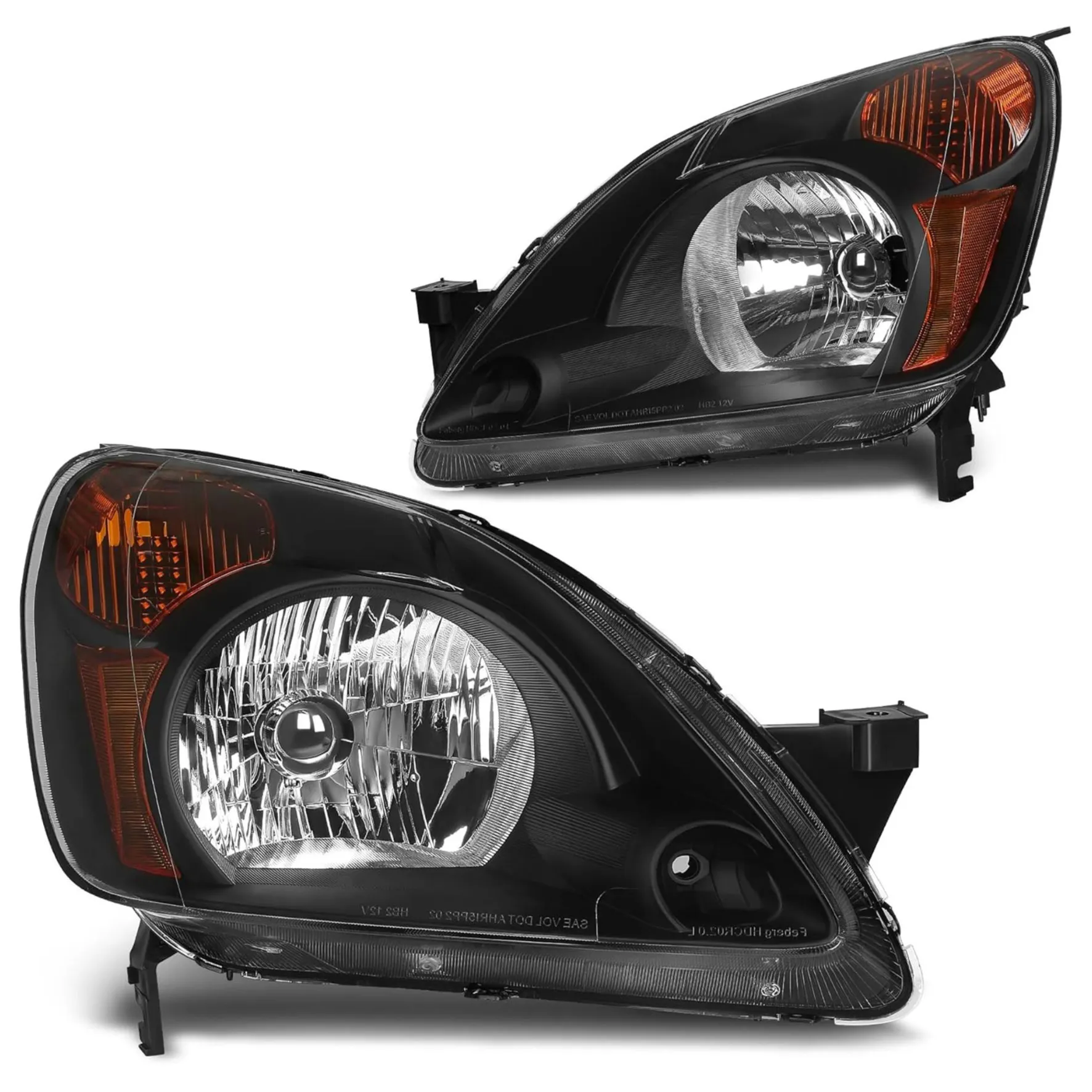 Headlight Assembly for 2002–2004 Honda CR-V | Black Housing | YITAMOTOR
