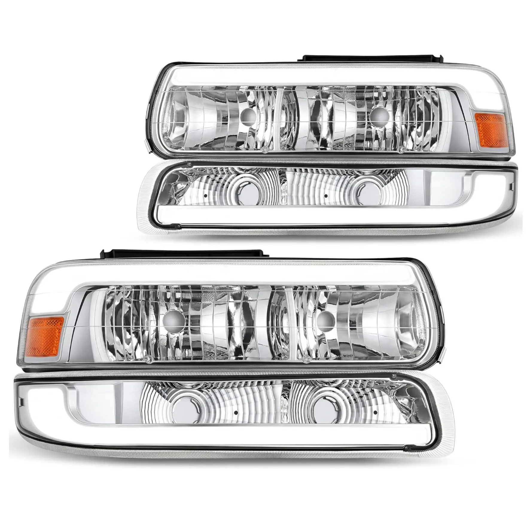 LED DRL Headlight Assembly for 1999–2006 Chevy Silverado, Tahoe & Suburban | YITAMOTOR