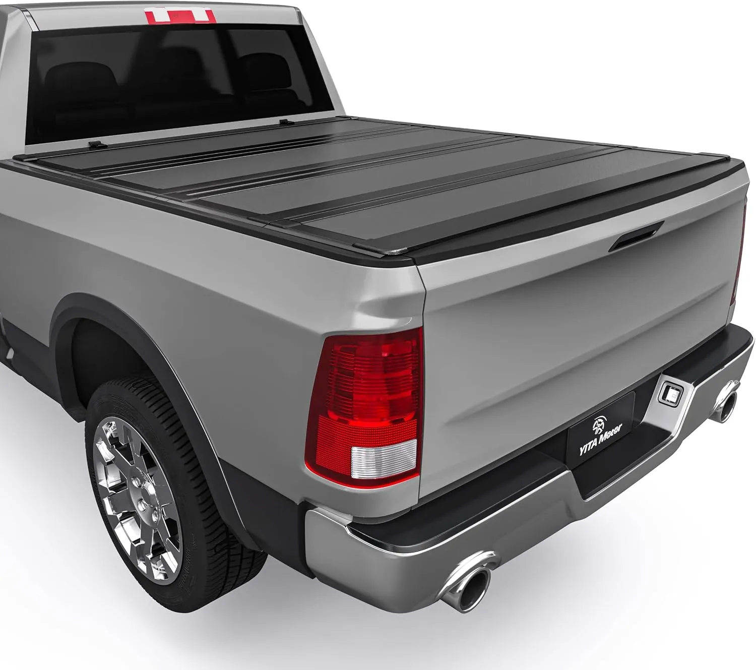 YITAMOTOR Low-Profile Hard Quad-Fold Bed Cover for 2019-2026 Ram 1500 5.7ft