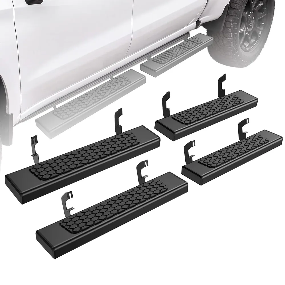 YITAMOTOR Split Drop Running Boards for 2015-2026 Chevy Colorado/GMC Canyon Crew Cab, Stainless Steel