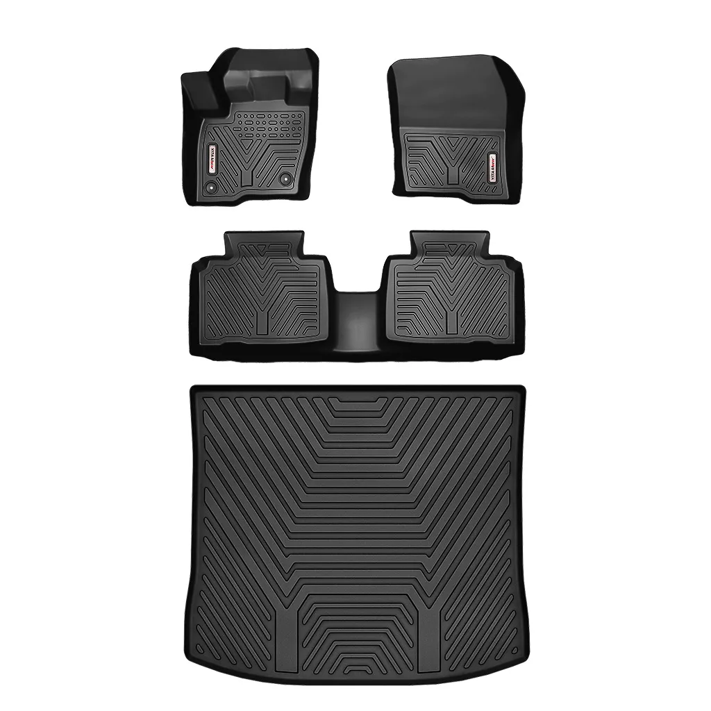 YITAMOTOR Floor Mats & Cargo Liners for 2015-2024 Ford Edge, 4PC TPE