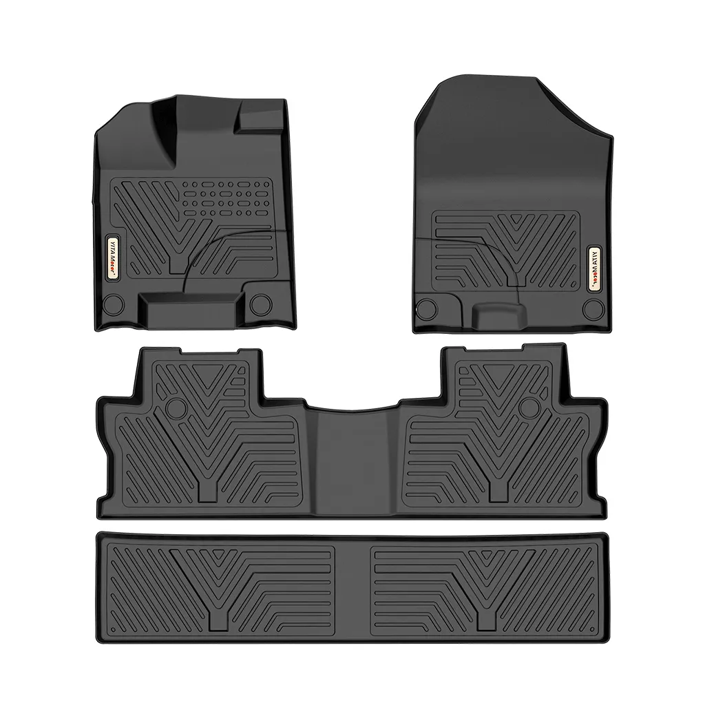 YITAMOTOR Floor Mats for 2017-2026 Honda Ridgeline | TPE All-Weather Liners