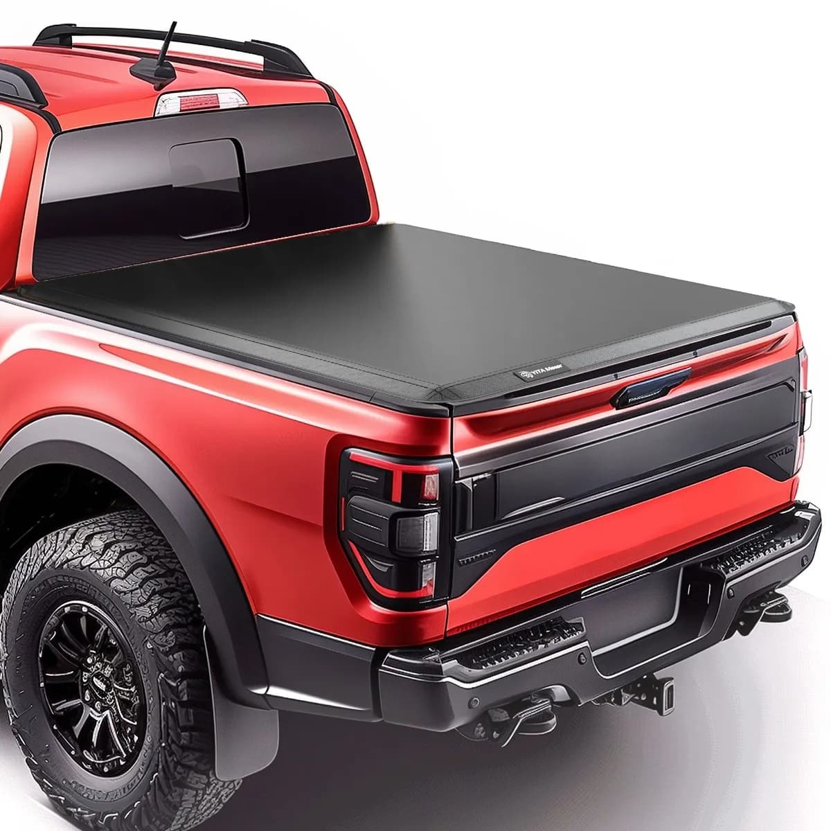 YITAMOTOR Soft Quad-Fold Tonneau Cover for 2009-2014 Ford F-150 6.5 Ft Bed