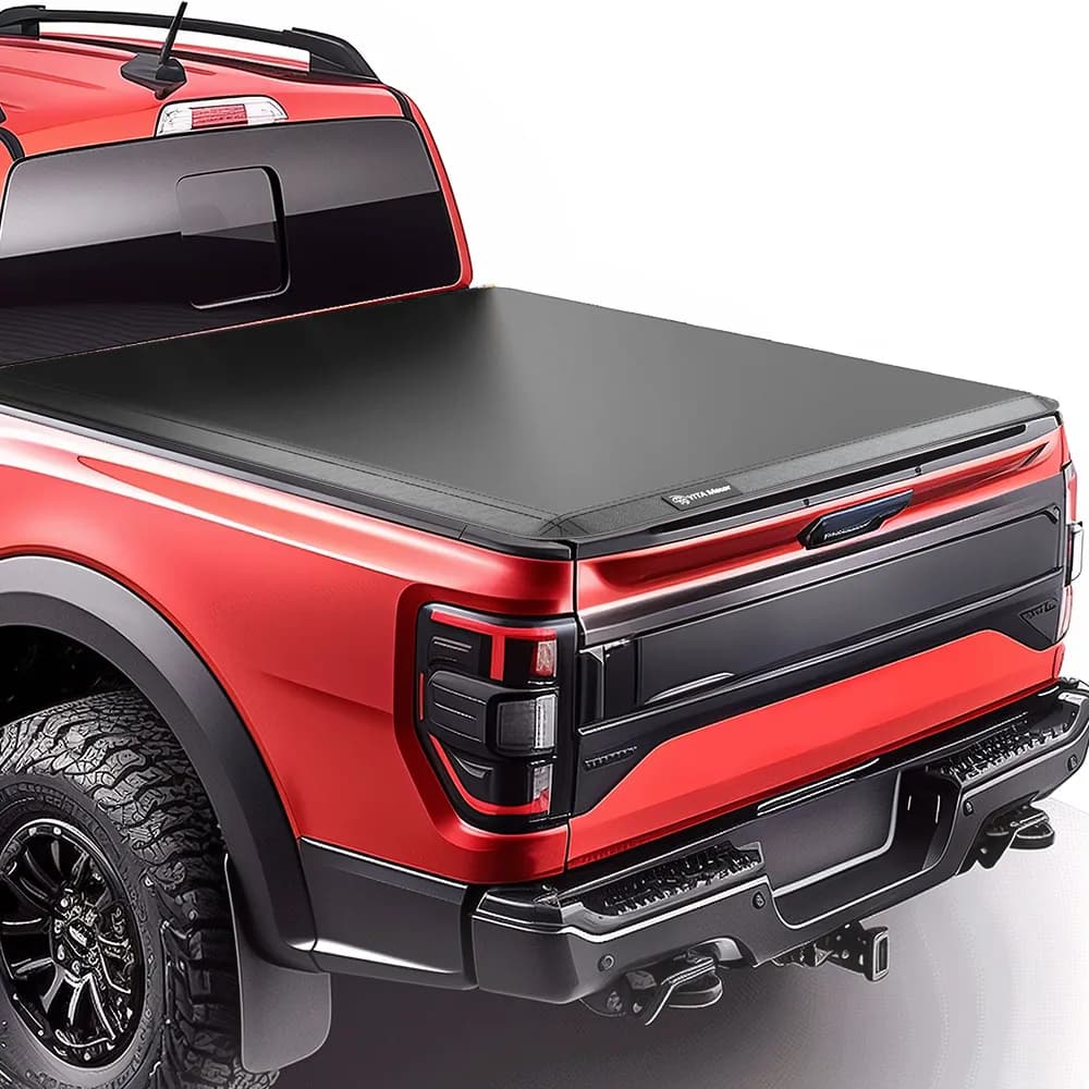 YITAMOTOR Soft Tri-Fold Tonneau Cover for 2022-2026 Ford Maverick 4.5 Ft Bed