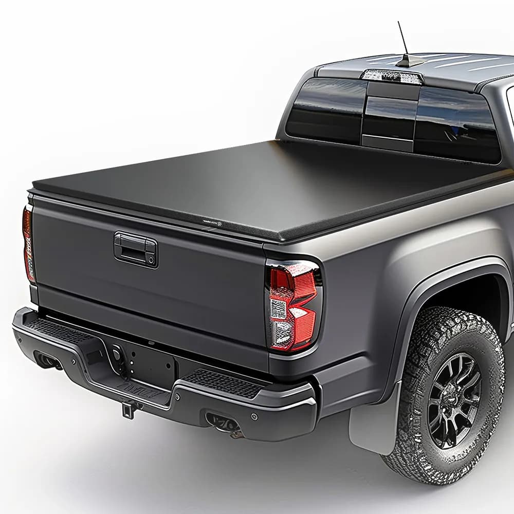 YITAMOTOR Soft Tri-Fold Tonneau Cover for 2014-2018 Chevy Silverado GMC Sierra 1500 5.8ft Bed Truck Bed Cover