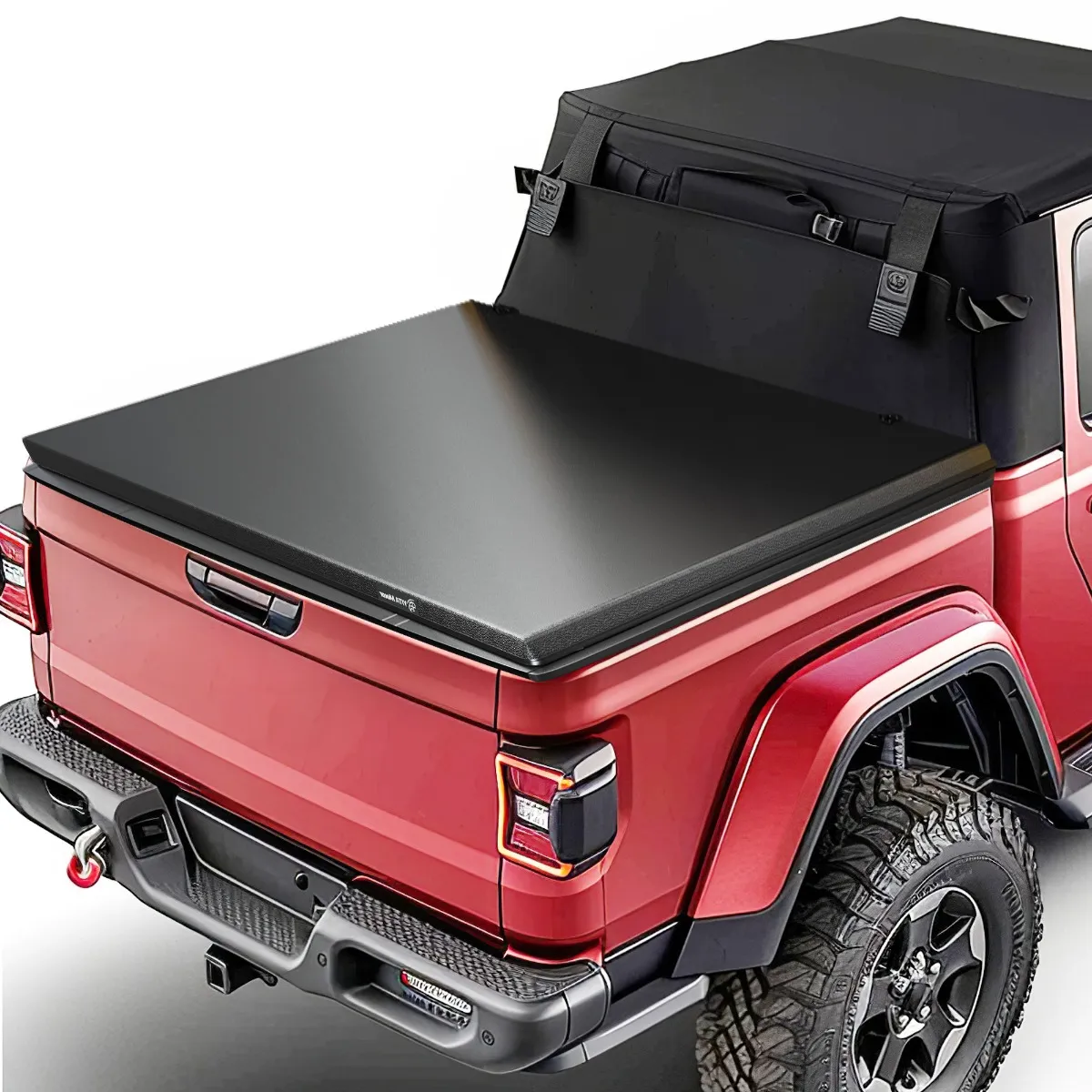 YITAMOTOR Soft Tri-Fold Tonneau Cover for 2020-2026 Jeep Gladiator JT 5ft Bed