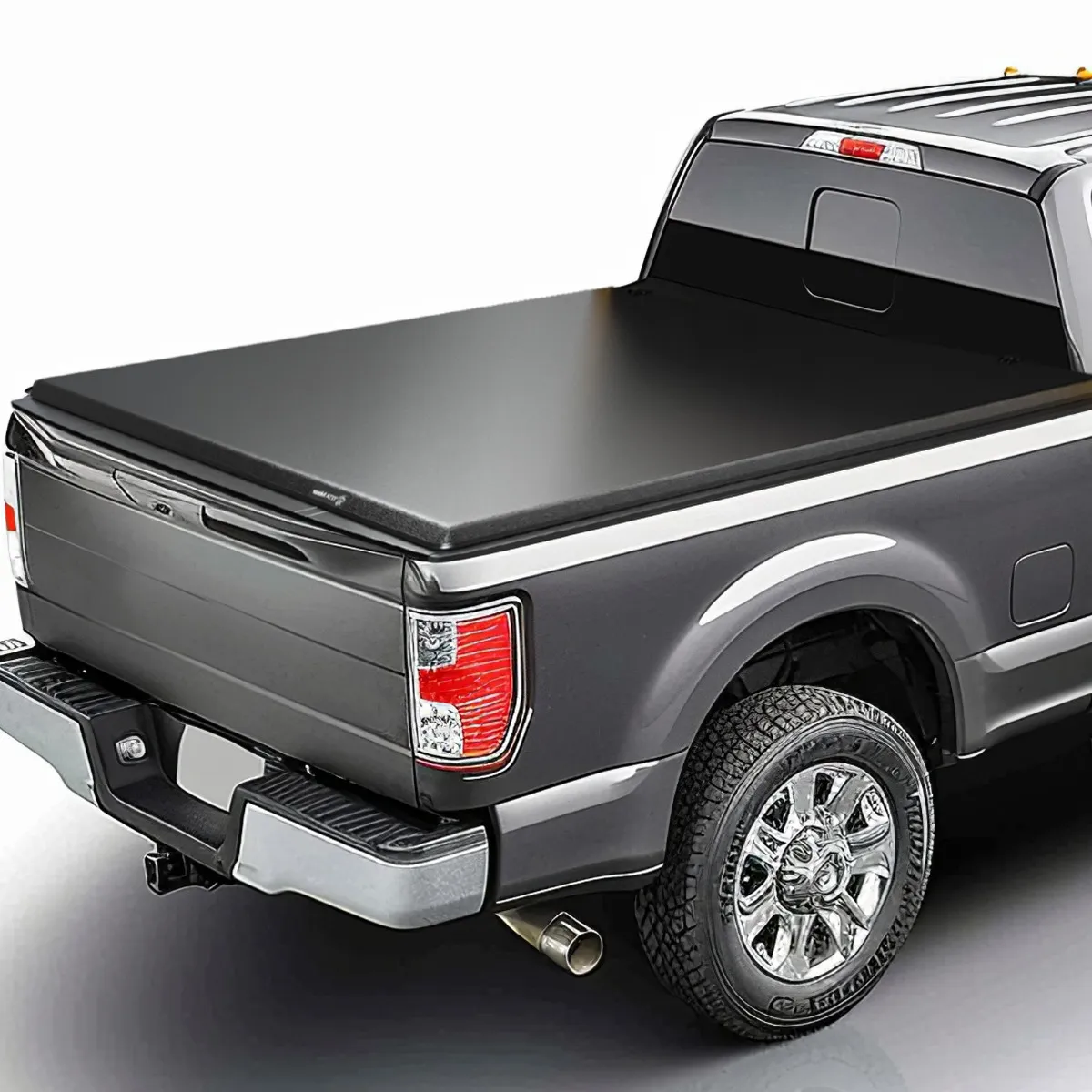 YITAMOTOR Soft Tri-Fold Tonneau Cover for 2019-2024 Ford Ranger 5ft Bed Truck Bed Cover Pickup Accessories