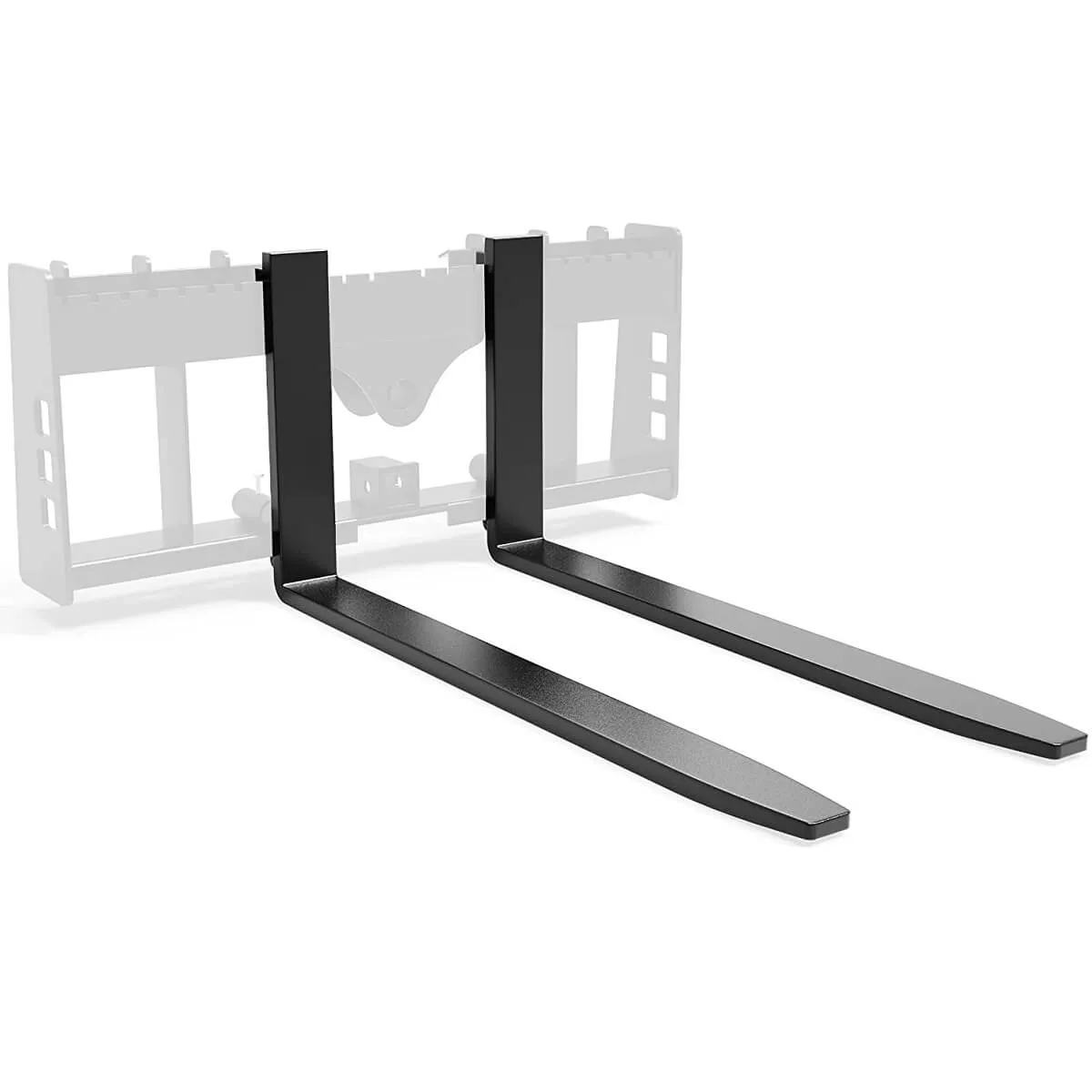 YITAMOTOR 48" Pallet Fork Blades, 4000 lbs Capacity Fork Tines for Skid Steer, Tractor & Loader Attachments, 2-Pack