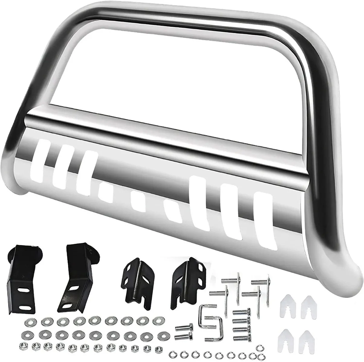 YITAMOTOR 3" Chrome Bull Bar for 2004-2023 Ford F-150 & 2003-2017 Expedition