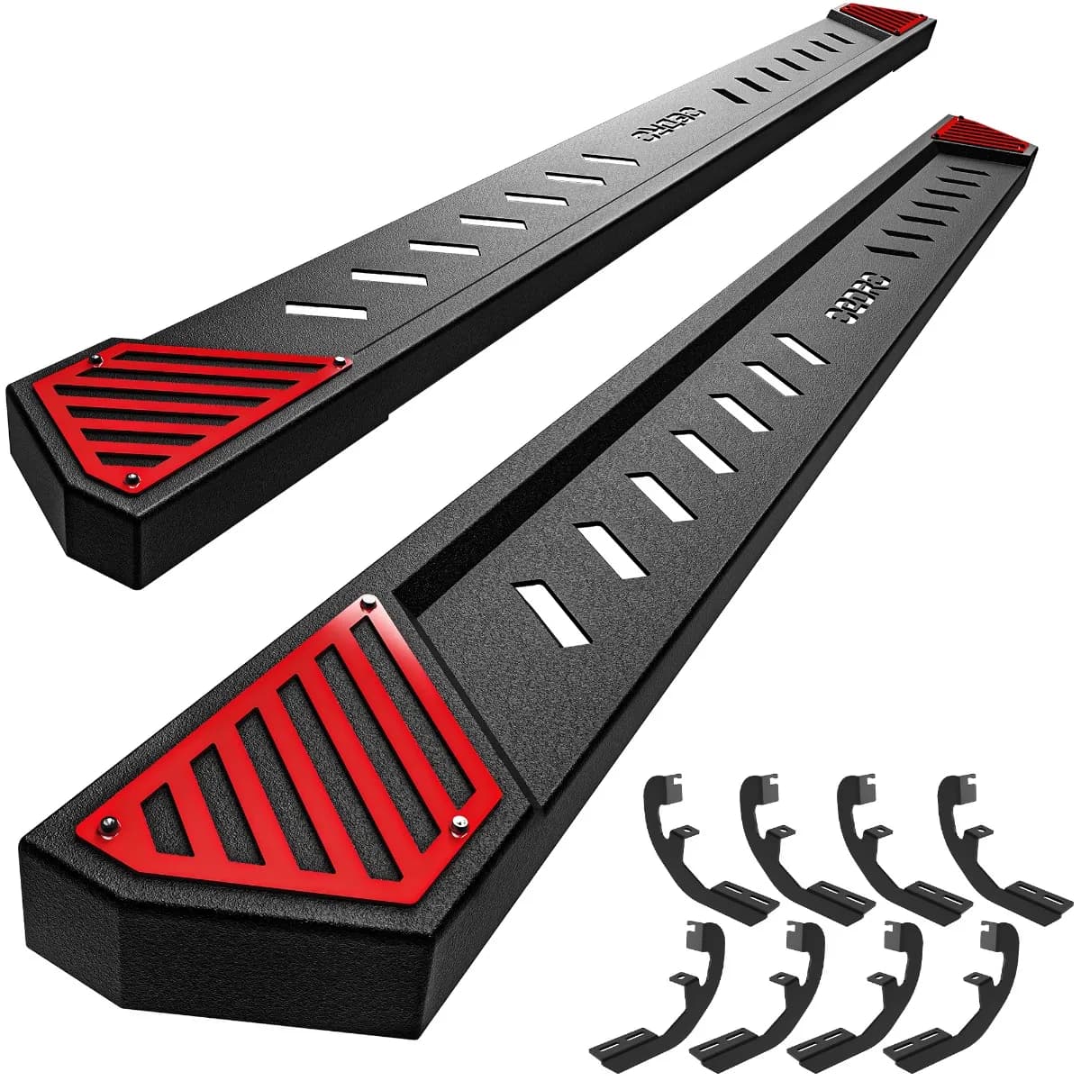 OEDRO Running Boards for 2019-2026 Chevy Silverado/ GMC Sierra 1500 Crew Cab & 2020-2026  Chevy Silverado /GMC Sierra 2500HD 3500HD
