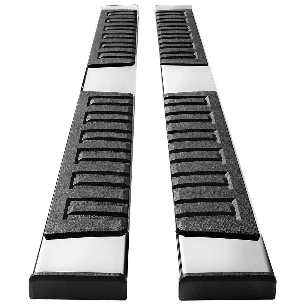 YITAMOTOR 6.5" Running Boards for 2004-2024 Nissan Titan Crew Cab, Black Stainless Steel Side Steps Nerf Bars