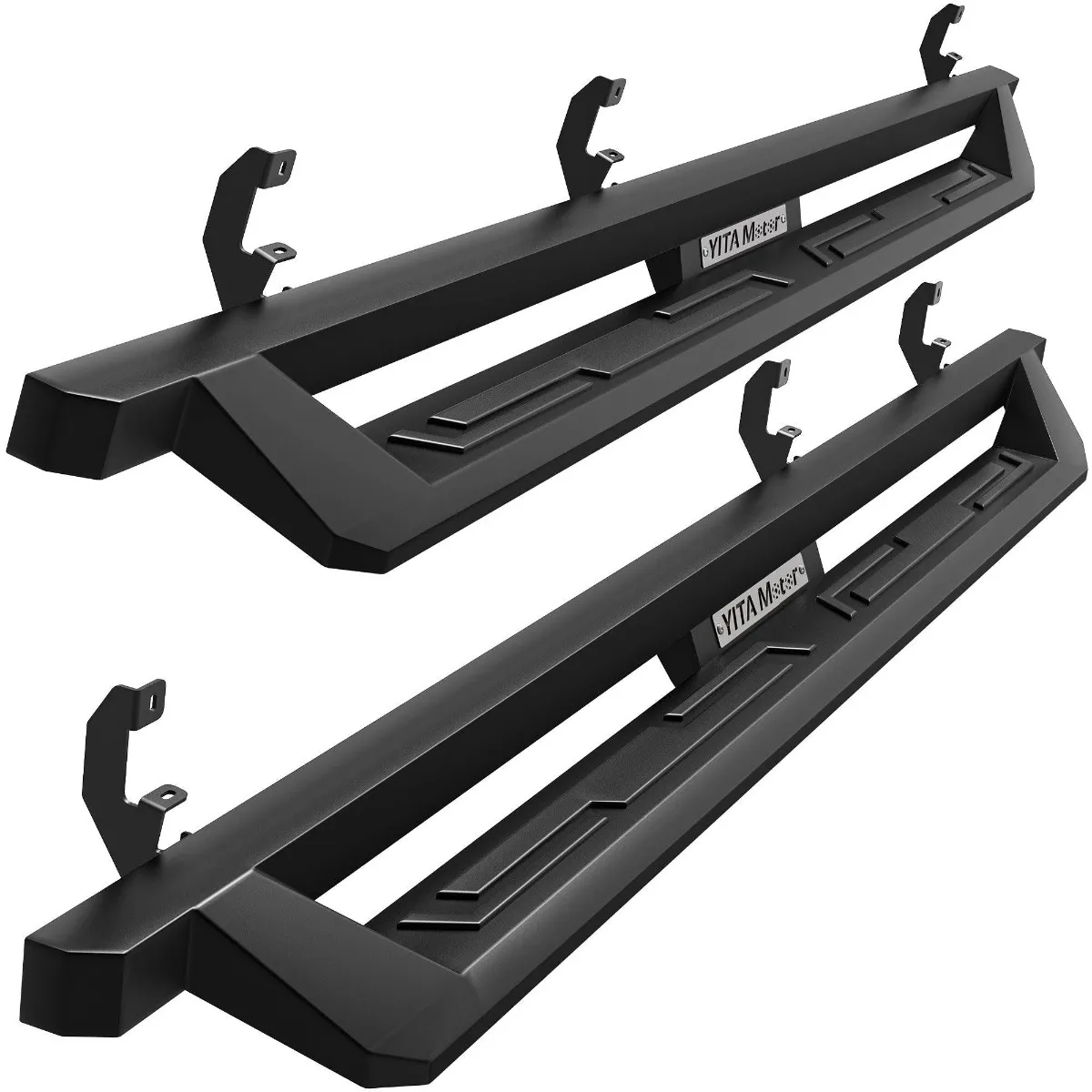 YITAMOTOR Running Boards for 2019-2026 Chevy Silverado GMC Sierra 1500 Extended Double Cab, 2020-2026 2500HD 3500HD Side Steps Nerf Bars