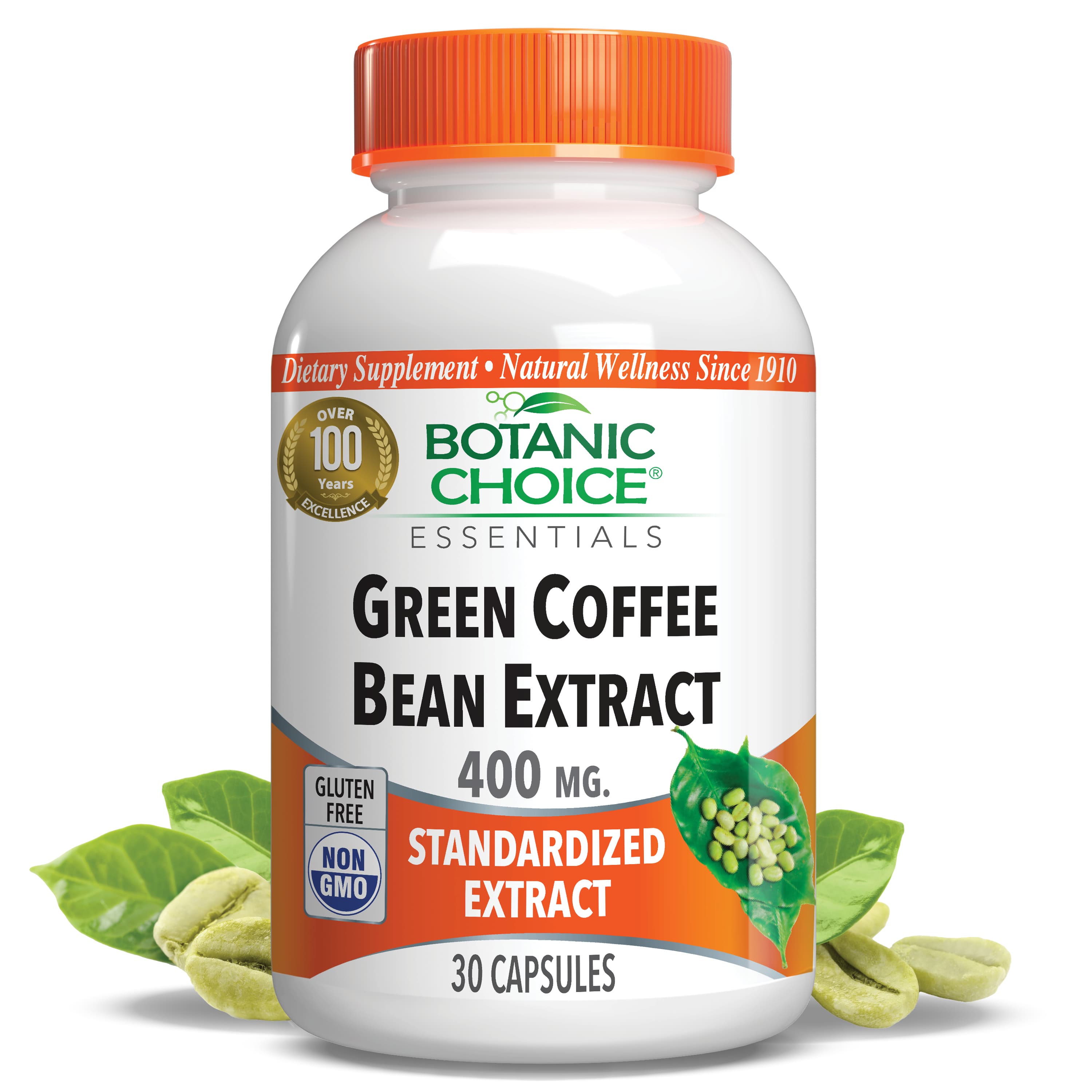 Green Coffee Bean Extract 400 mg - 30 Capsules