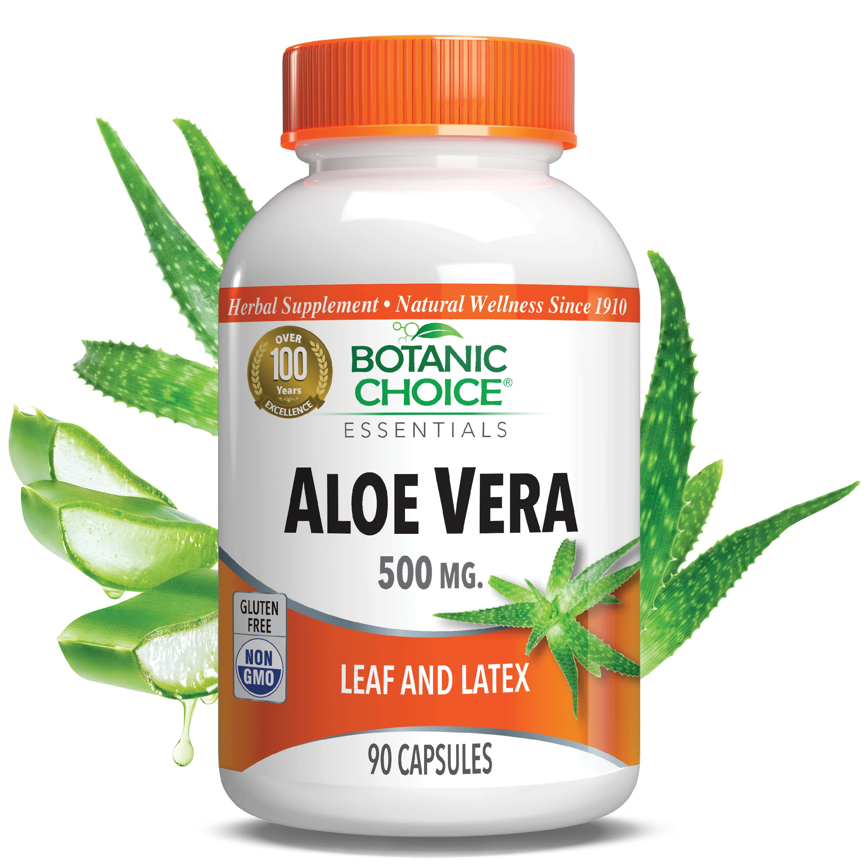 Aloe Vera Supplement 500 mg - 90 Capsules