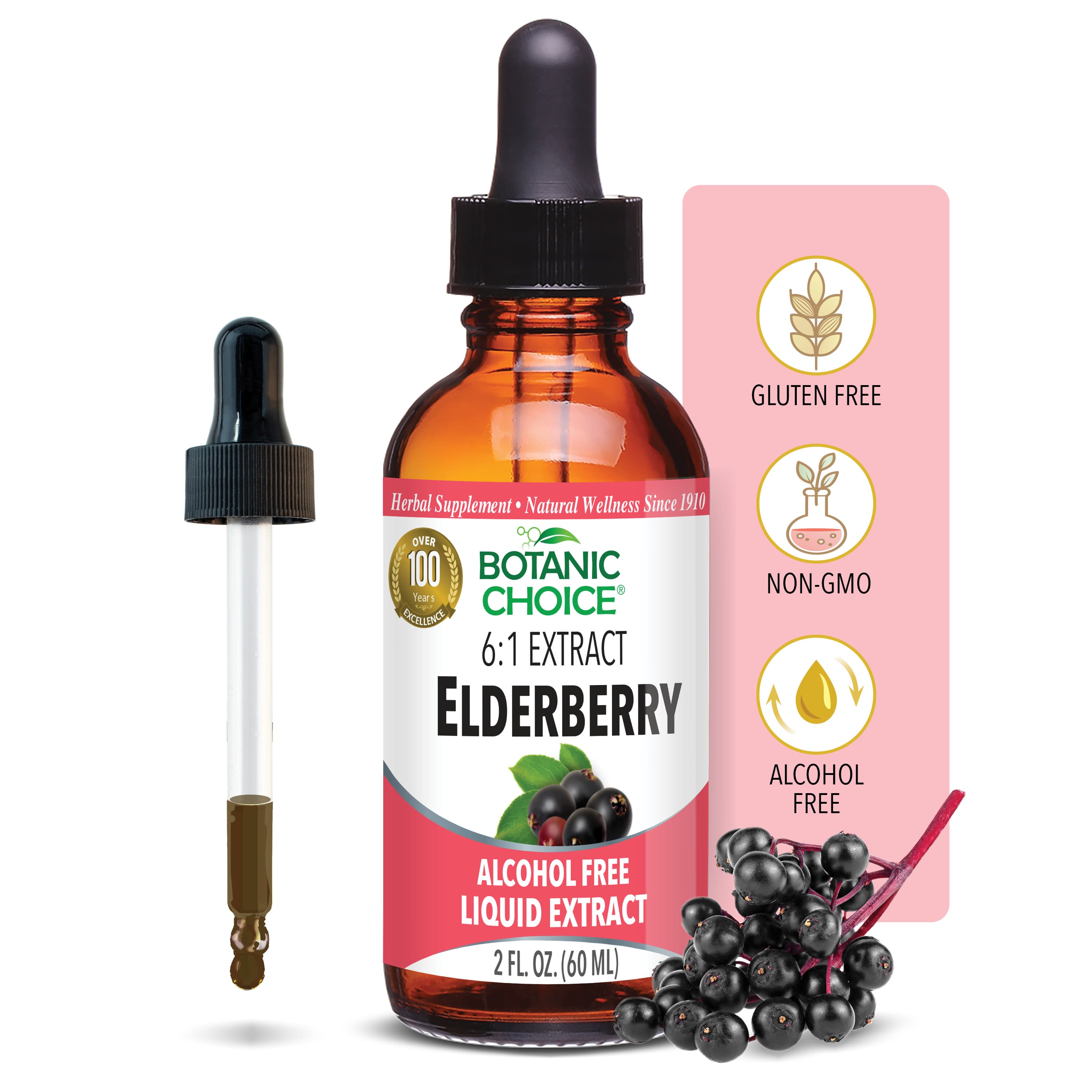 Elderberry Liquid Extract - 2 Ounces