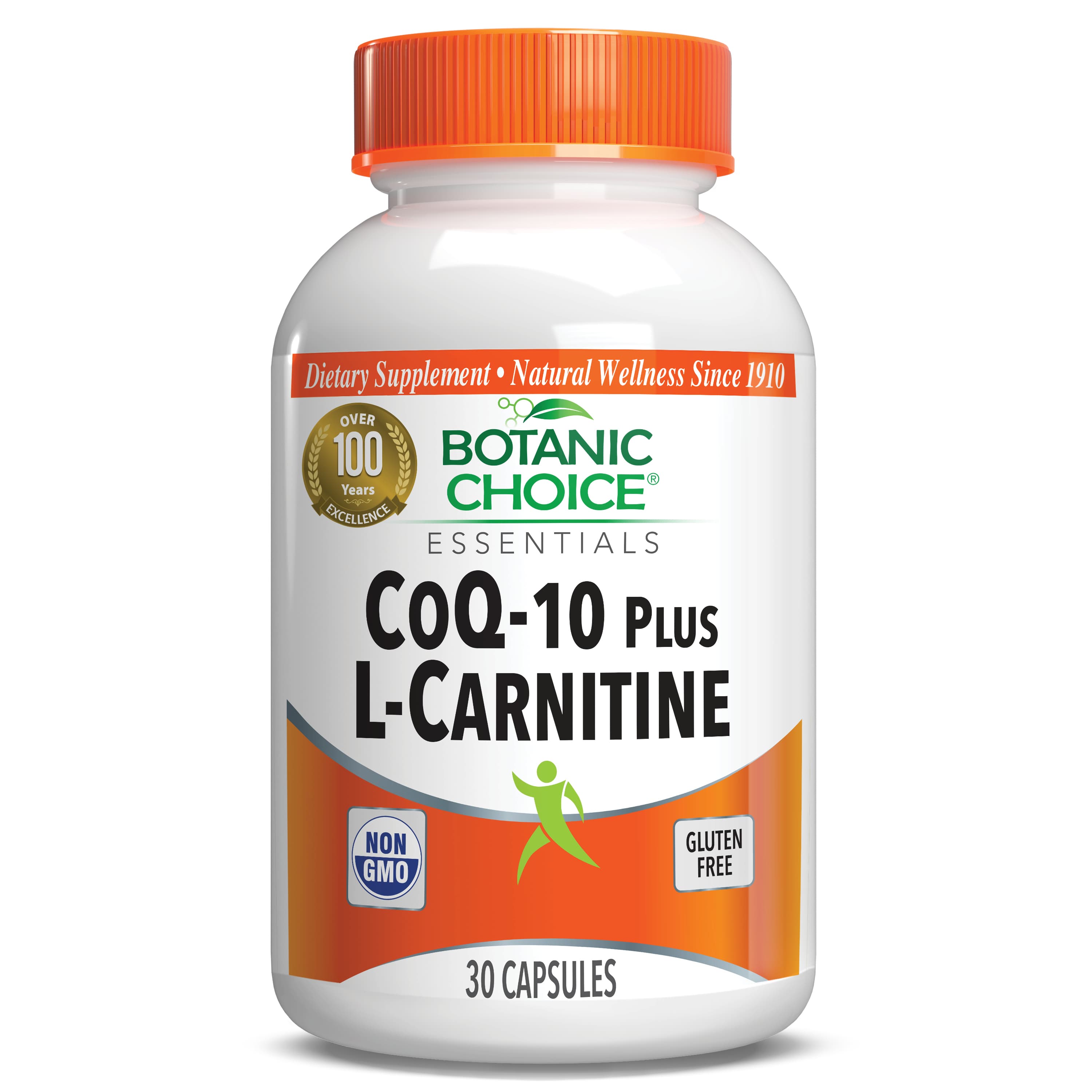 CoQ-10 Plus Acetyl-L-Carnitine - Heart Support Supplement - 30 Capsules