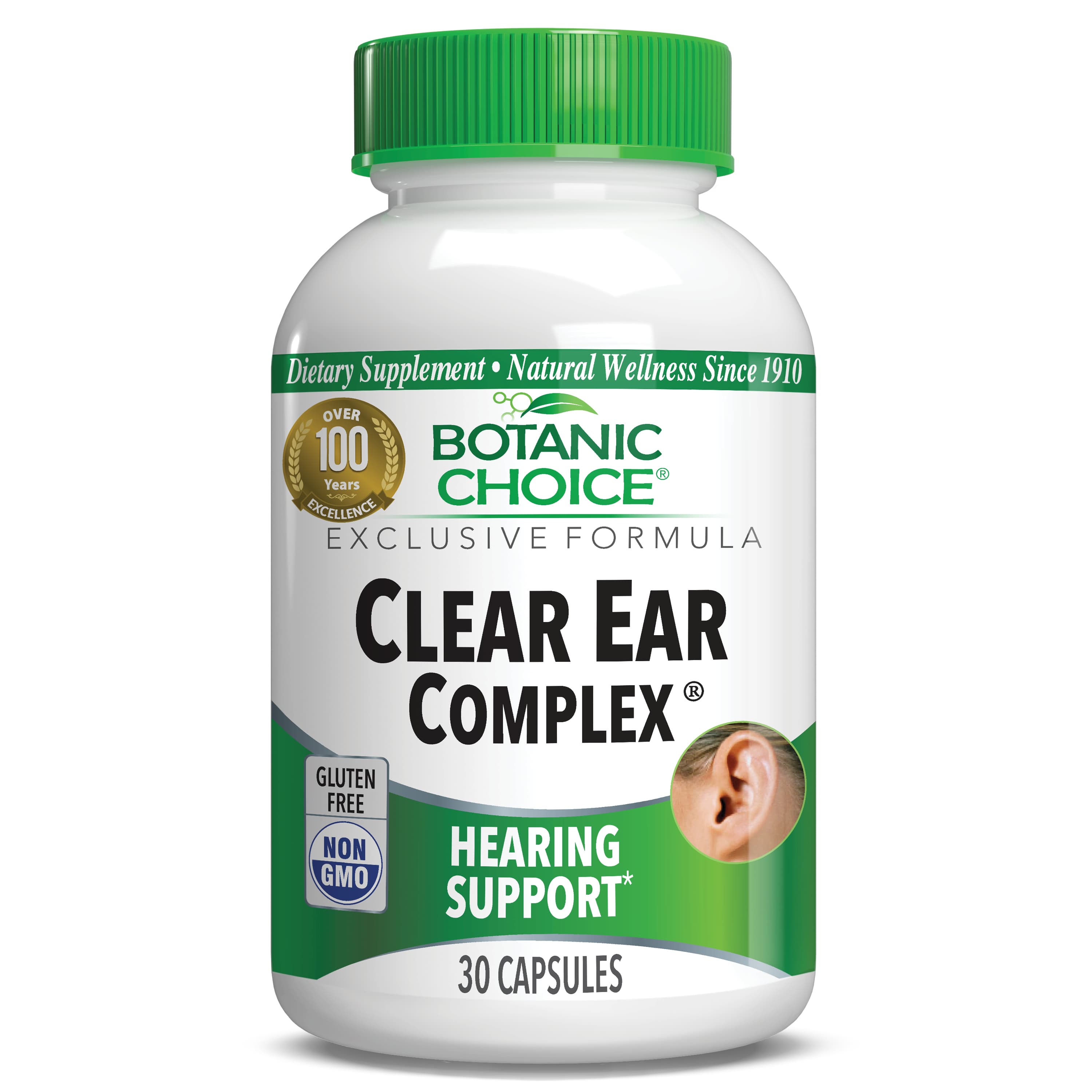 Clear Ear Complex® - Nutritional Hearing Support Supplement - 30 Capsules