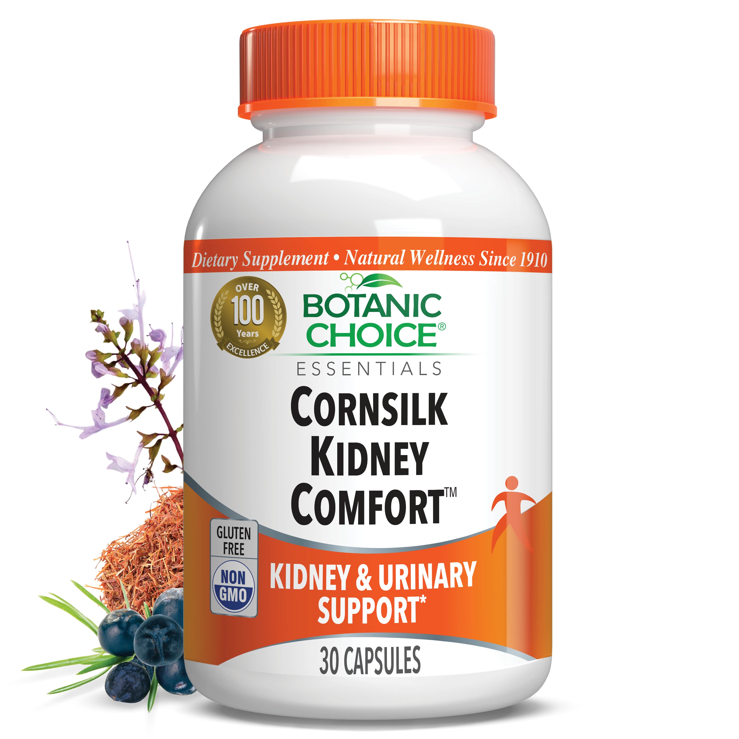Cornsilk Kidney Comfort - Kidneys Support Supplement - 30 Capsules