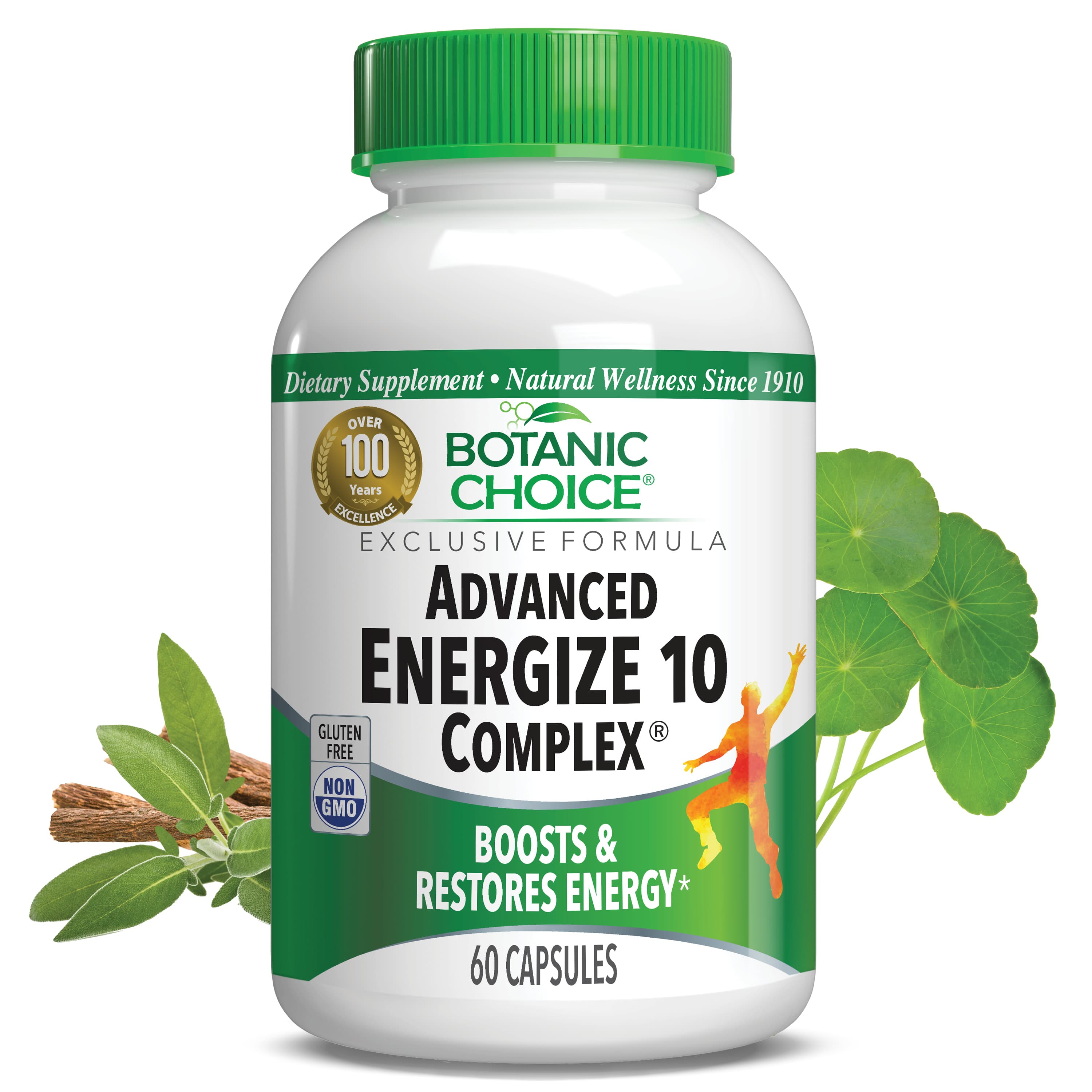 Advanced Energize 10 Complex® - Energy Support Supplement - 60 Capsules