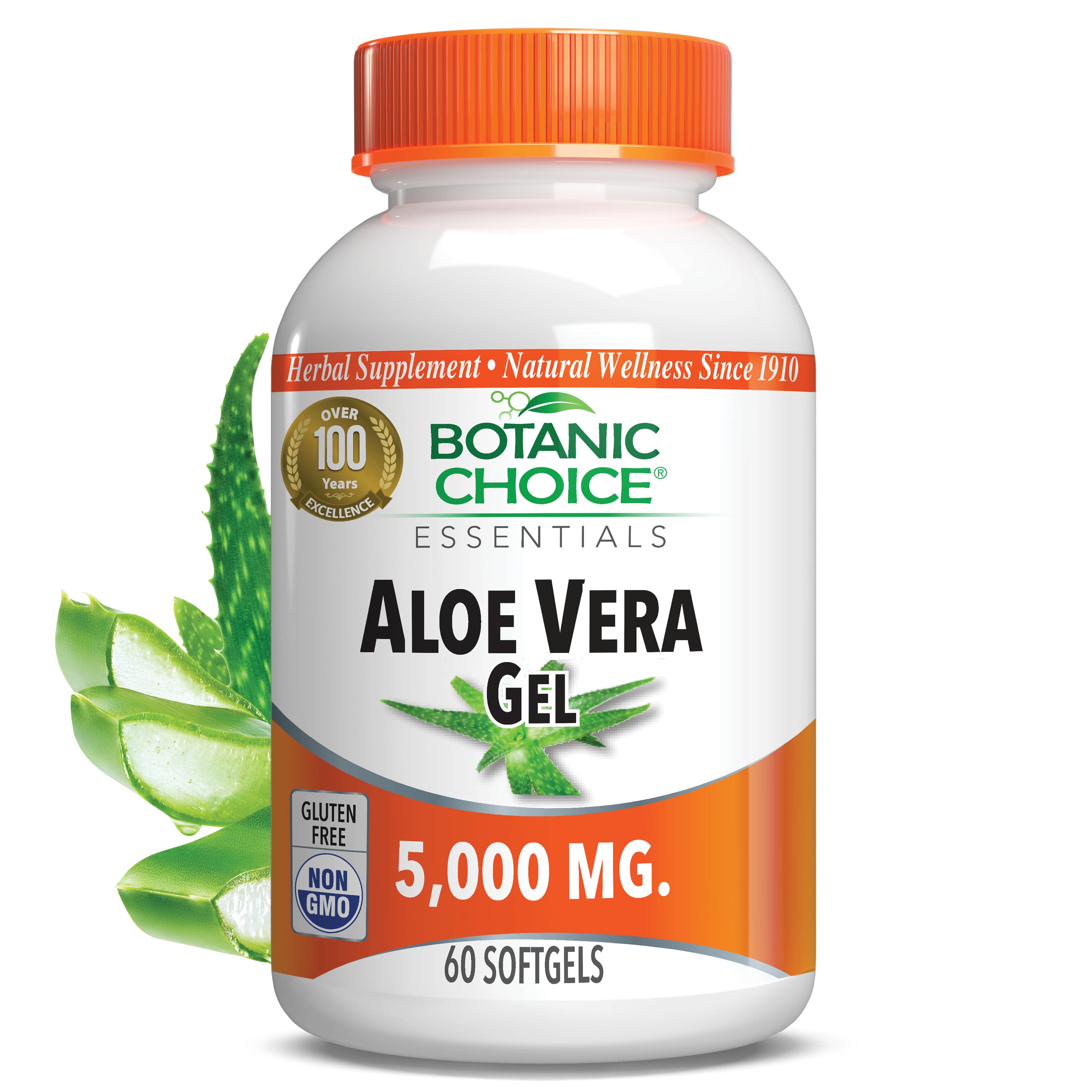 Aloe Vera Gel 5000 mg - 60 Softgels