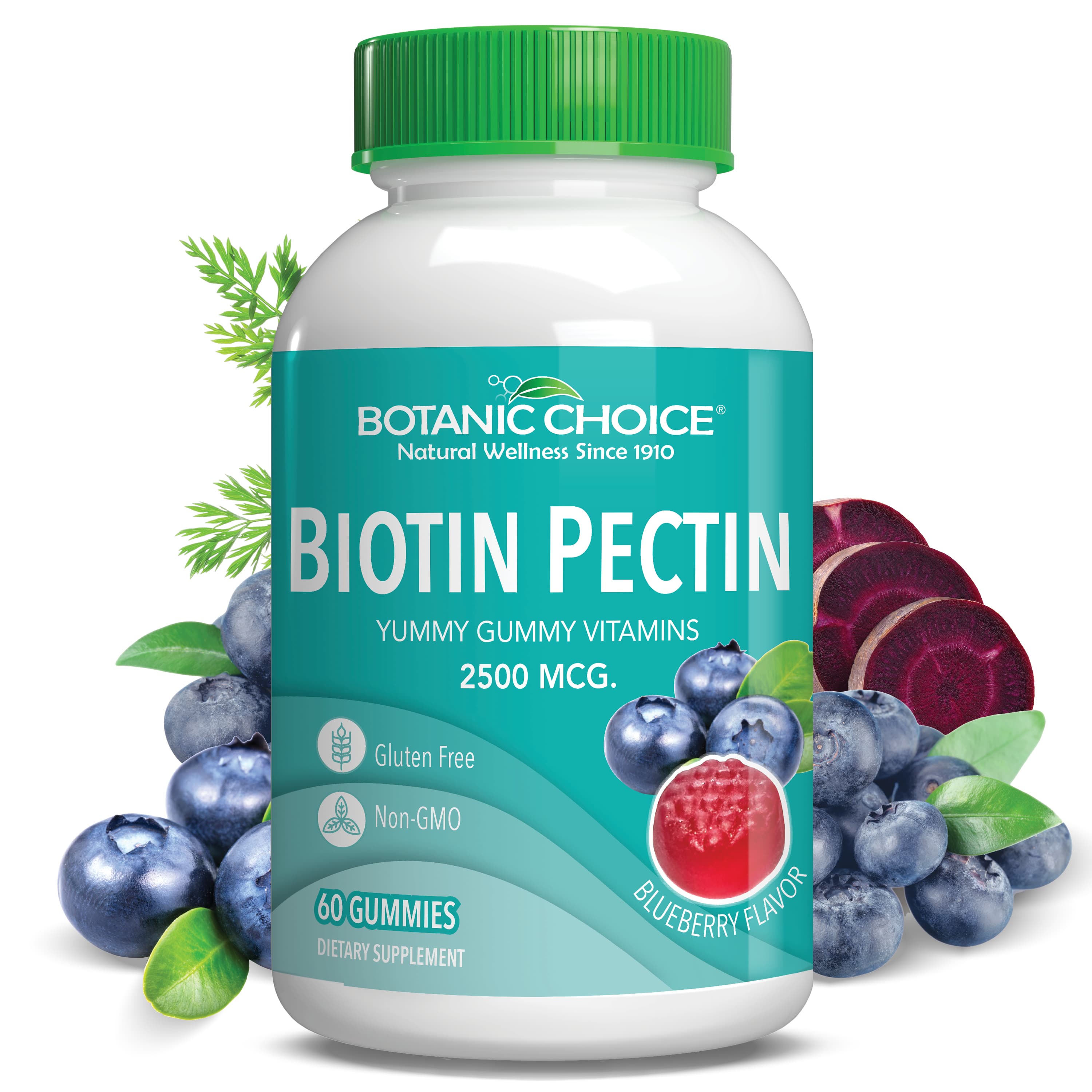 Biotin Pectin Gummy - 60 Gummies