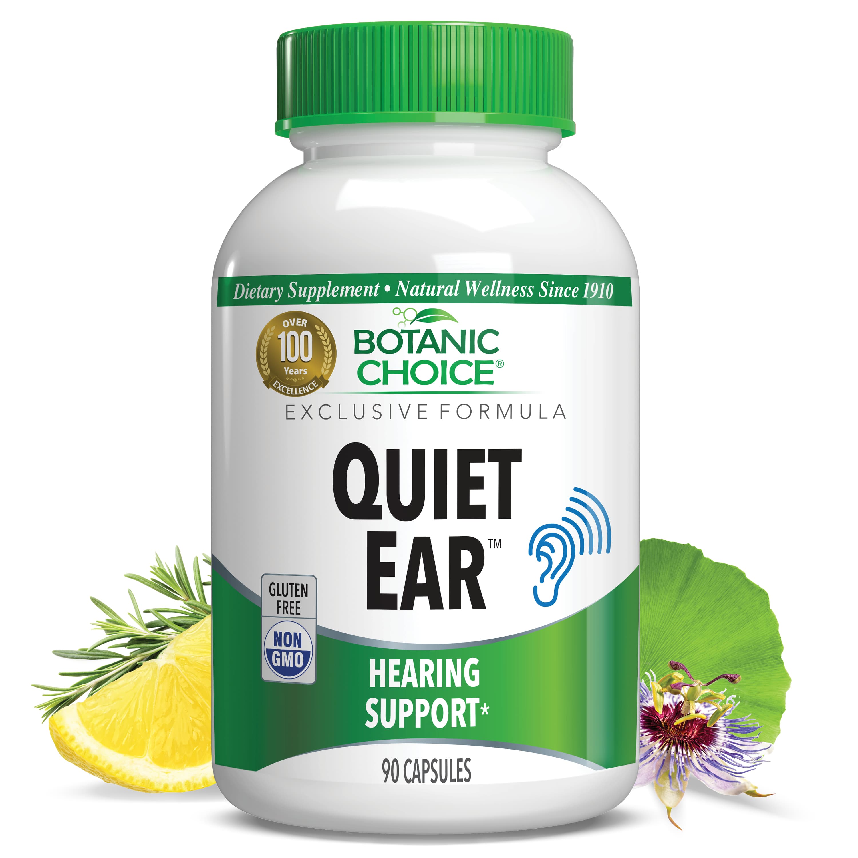 Quiet Ear™ - Nutritional Hearing Support Supplement - 90 Capsules