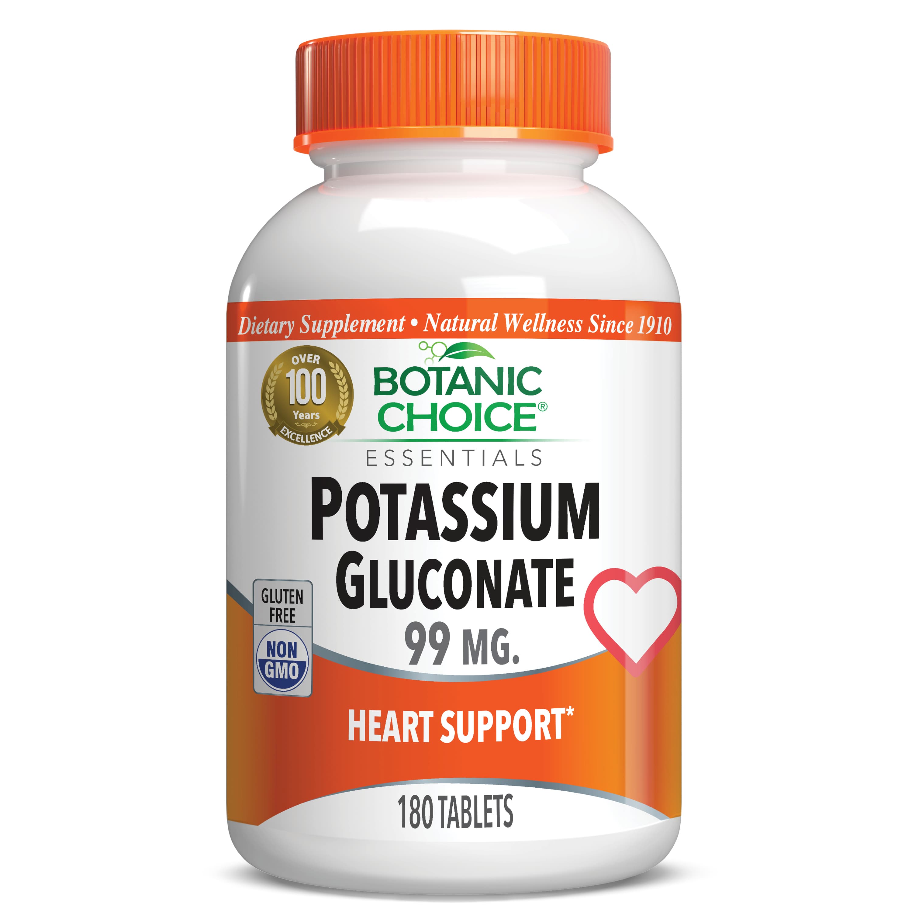 Potassium 99 mg - Muscles And Bones Support Supplement - 180 Tablets
