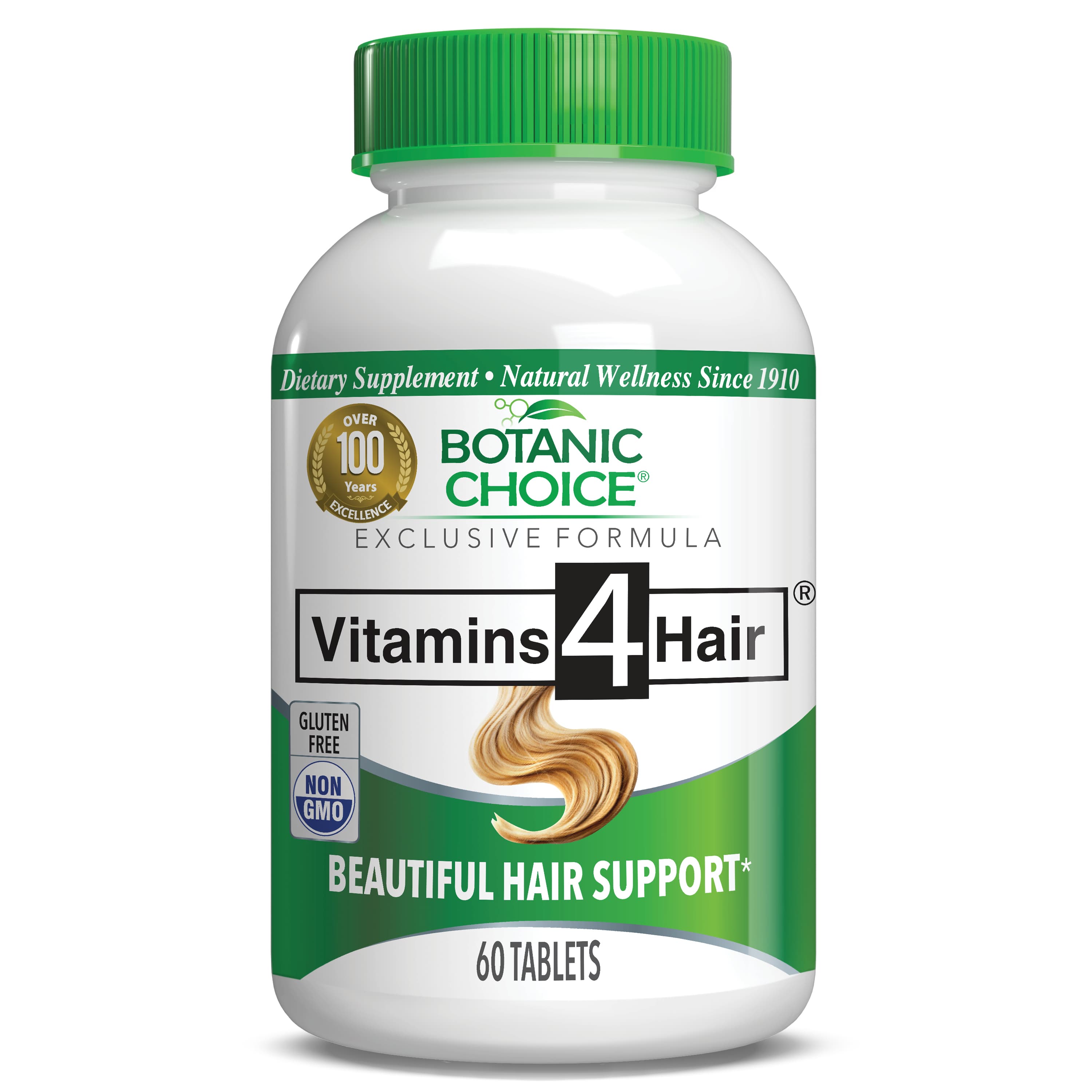 Vitamins 4 Hair® - Youthful Hair Support Supplement - 60 Tablets