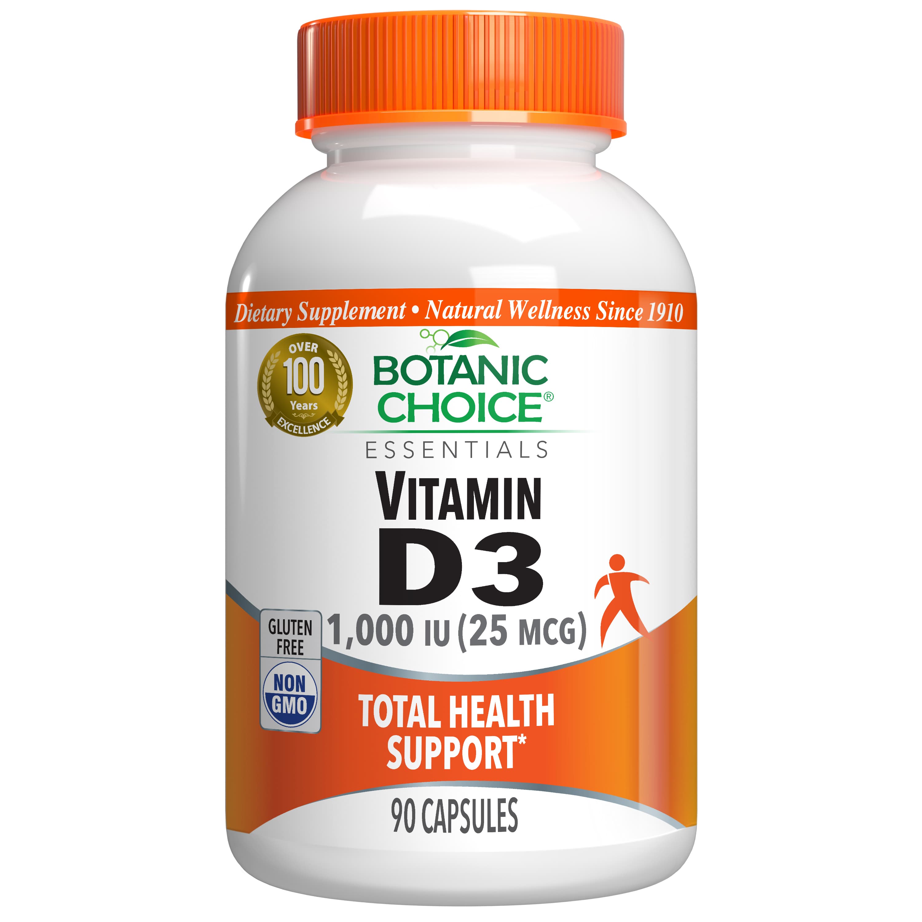 Vitamin D3 - 1000 IU Capsules - 90 Capsules